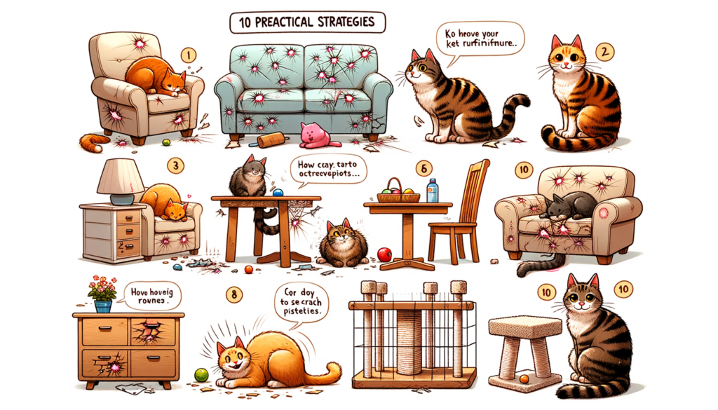 10 Tips Of Stopping Cats from Chewing Furniture.Especially No2