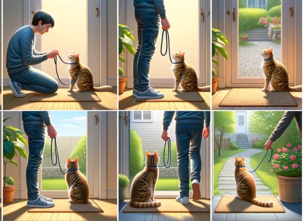 training your cat to walk outside-eshoppX